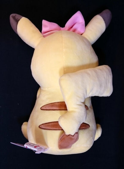 Banpresto Girlish PIKACHU Huge Stuffed Toy Girlish Pikachu (Ribbon)