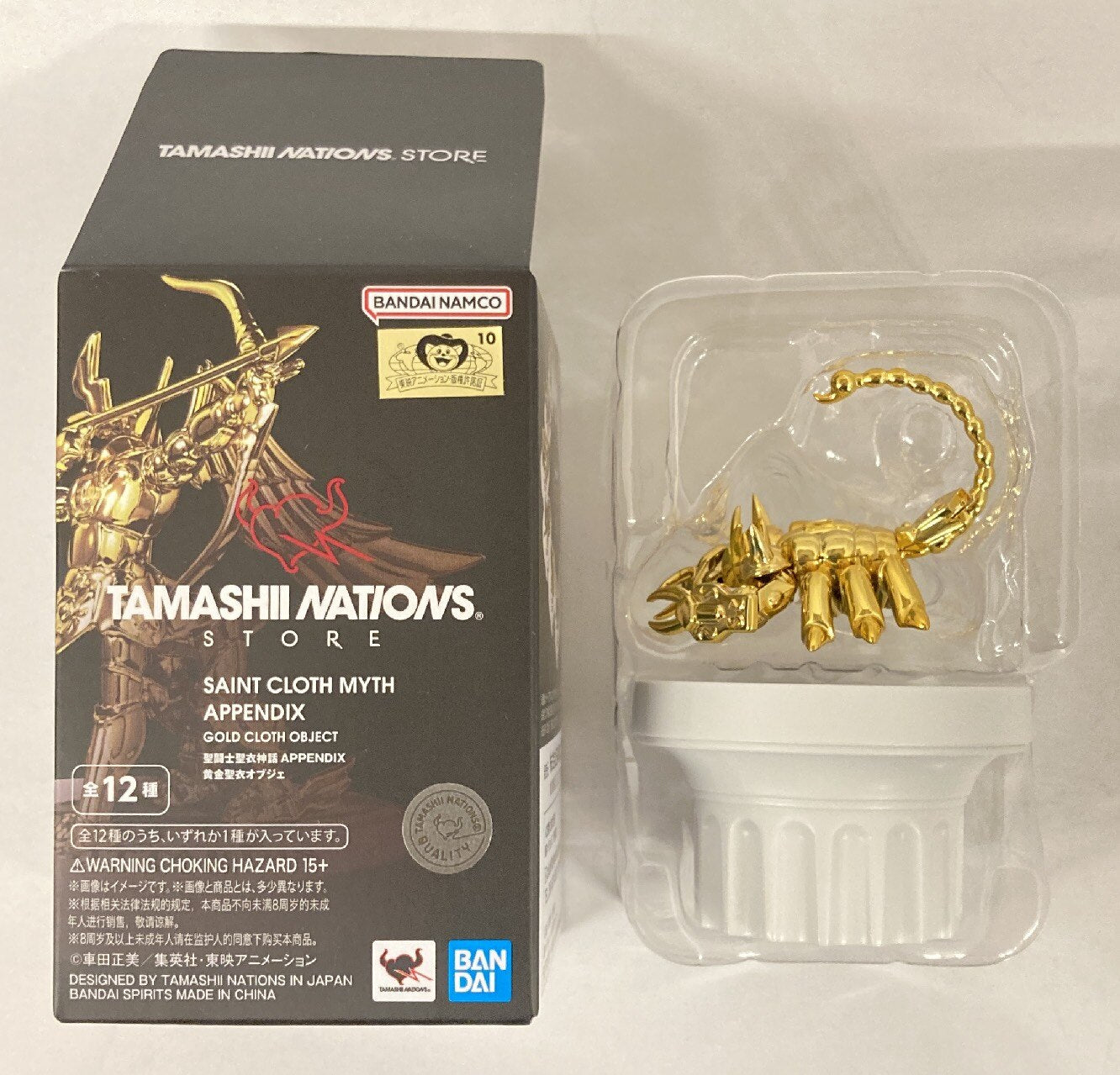 BANDAINAMCO/BANDAISPIRITS Saint Seiya Cloth Myth APPENDIX Masami Kurumada Scorpio Scorpion Gold Cloth Object Resale Version