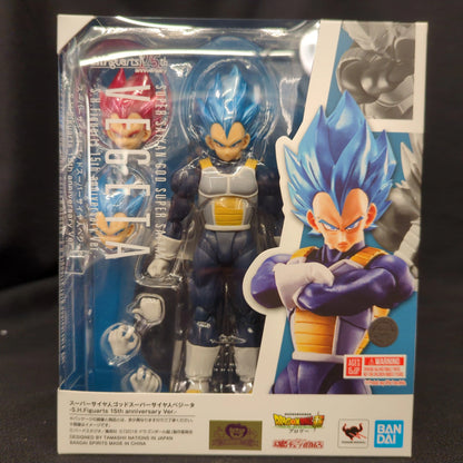 Bandai Spirits S.H.Figuarts Dragon Ball Super Broly Super-Saiyan God Super-Saiyan Vegeta -S.H.Figuarts 15th anniversary