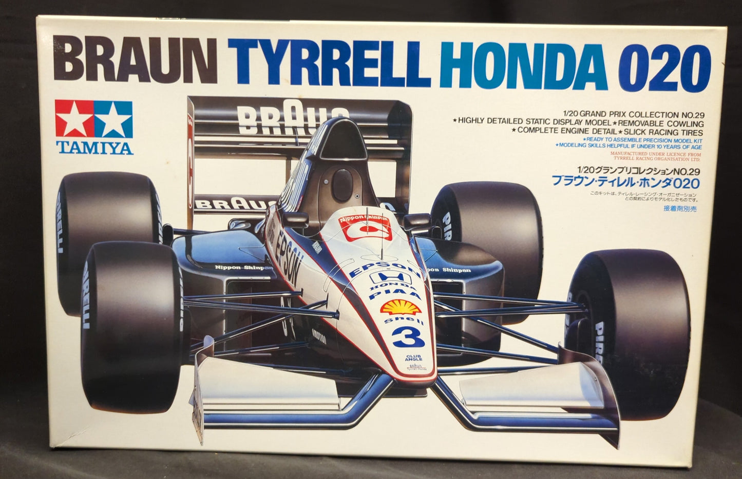 Tamiya 1/20 Grand Prix Collection No.29 Brown Tyrrell Honda 020 20029