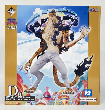 Bandai Spirits Ichiban Kuji One Piece Future Island Egg head D-Prize Rob Lucci Awakening Form MASTERLISE EXPIECE