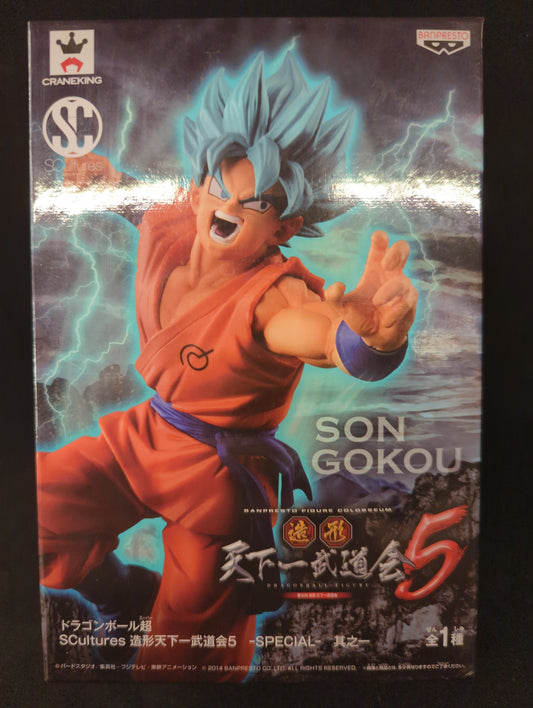Banpresto Zoukei Tenkaichi Budokai 5 SPECIAL 1 SCultures Super Saiyan God Super-Saiyan Son Goku