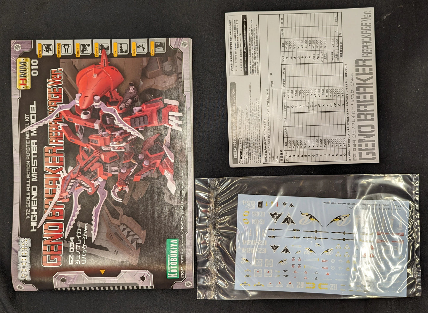Kotobukiya HMM EZ-034 Geno Breaker Repackage Ver.