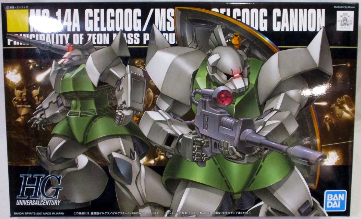 Bandai Spirits HGUC mass production type Gelgoog ・ Gelgoog Cannon 76