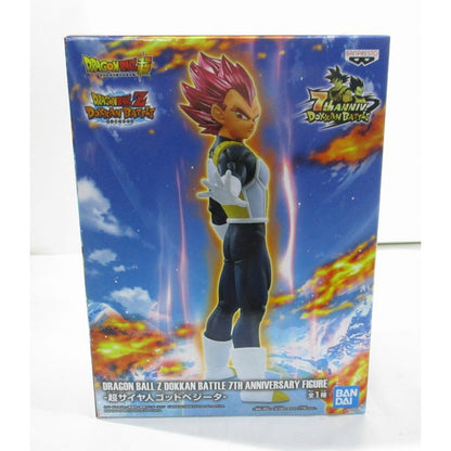DRAGONBALL Z DOKKAN BATTLE 7TH ANNIVERSARY FIGURE Super Saiyan God Vegeta