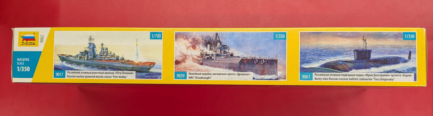 Zvezda 1/350 `Tula` Delfin Delta IV Russian Nuclear Ballistic Missile Submarine