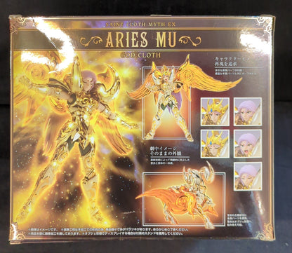 BANDAI Saint Seiya Myth Cloth EX Masami Kurumada Aries Mu (God Cloth) / God Cloth / With First Edition Bonus Item