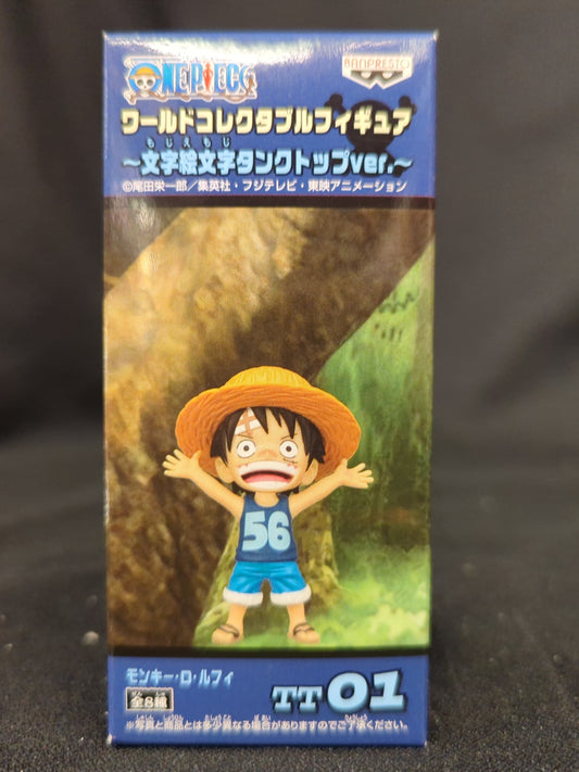 Banpresto WCF One Piece Character Emoji Tank Top ver. TT01 Monkey D Luffy