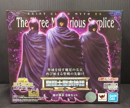 Bandai Spirits Saint Seiya Myth Cloth EX Masami Kurumada Mysterious Surplice 3 Piece Set