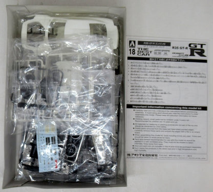 Aoshima 1/24 La migliore auto GT serie R35 GT-R con motore 18