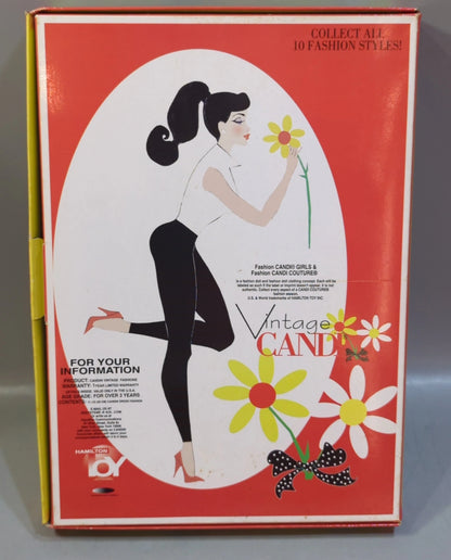 Hamilton Toy Vintage CANDI 12" Modepuppen-Outfit: Roter Mantel und rosa Kleid