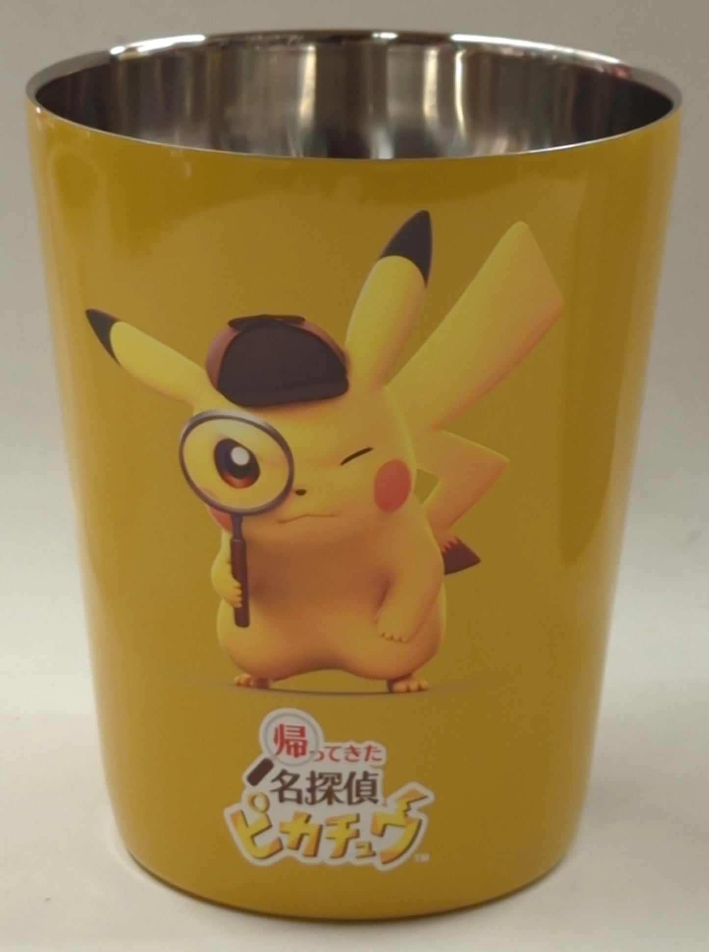 Pokemon Stainless Steel Tumbler / Ito-Yokado Bonus Item Detective Pikachu Returns Detective Pikachu