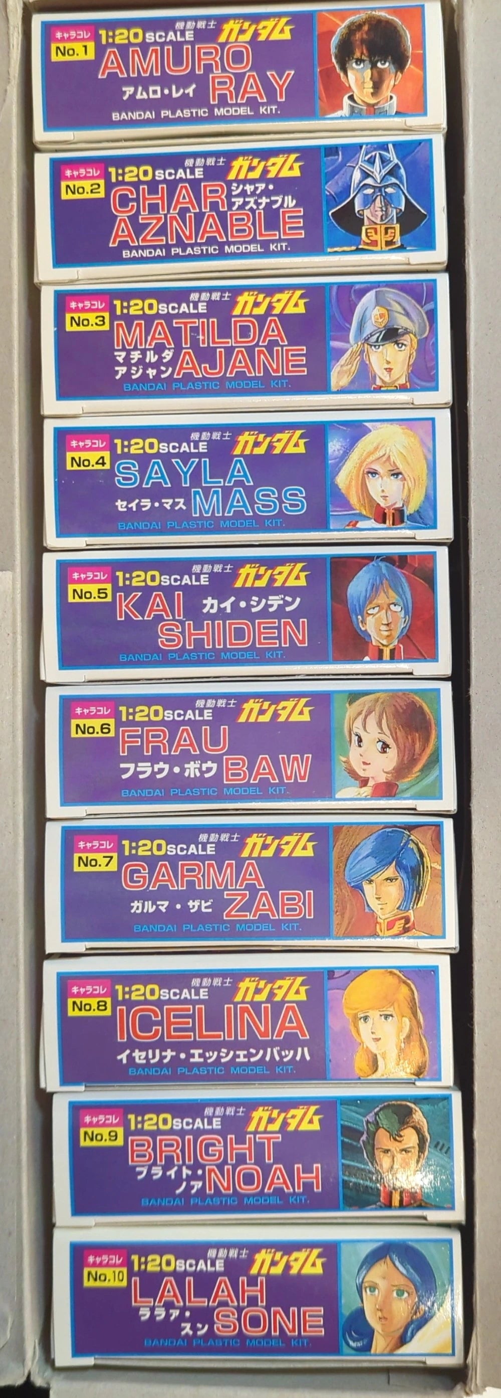 Bandai Gundam Character Collection Box