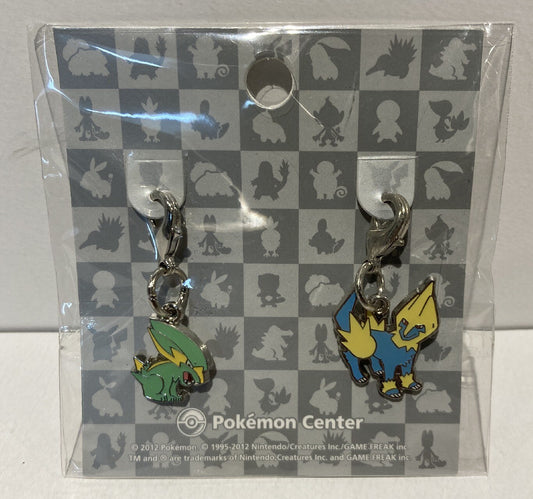 Pokemon Center Metal charm 309 310 Pokemon Lucky Raibolt