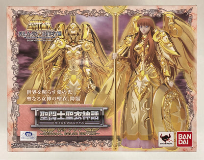 BANDAI Saint Seiya Myth Cloth Masami Kurumada Dea Atena/Saori Kido EDIZIONE COLORE ORIGINALE OCE