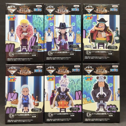 Banpresto - Ichiban Kuji ONE PIECE Figure Selection Oka Shichibukai D-Prize WCF / Complete 6 Type Set / Oka Shichibukai Kaigi Shoshu Member