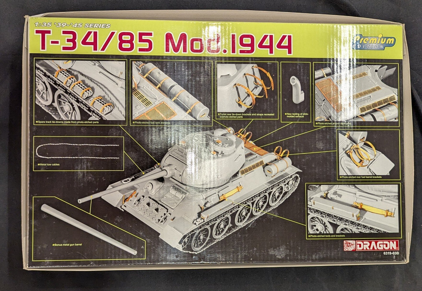 Dragon / Hasegawa 1/35 '39 -'45series T-34/85 Mod.1944 6319