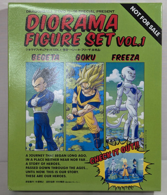 Bird Studio Dragon Ball Z DVD Bonus Item Diorama Figure set VOL.1