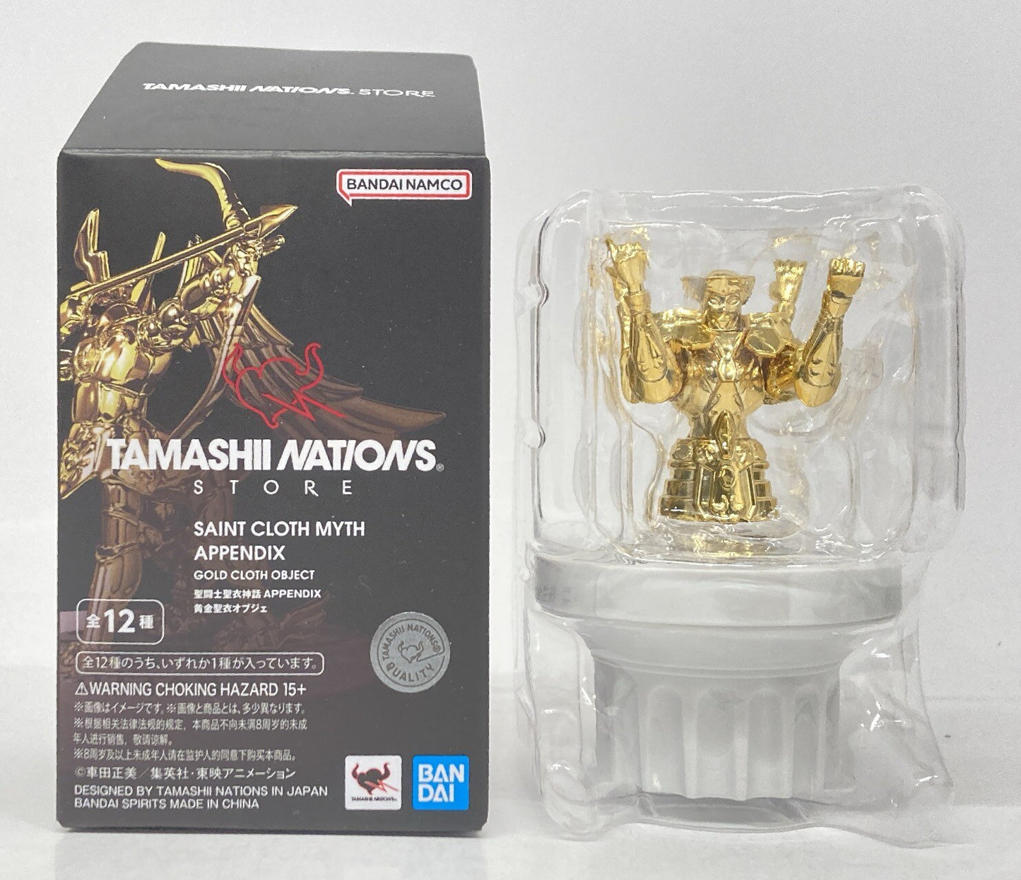 BANDAINAMCO/BANDAISPIRITS RFTERM0TOKEN Mythe en tissu APPENDIX Masami Kurumada Gemini Objet en tissu doré Version de revente