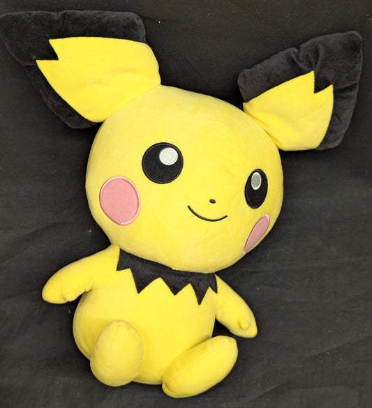 Bandai Spirits Super Mofugu Plush Stuffed Toy Pichu Pokemon Pichu