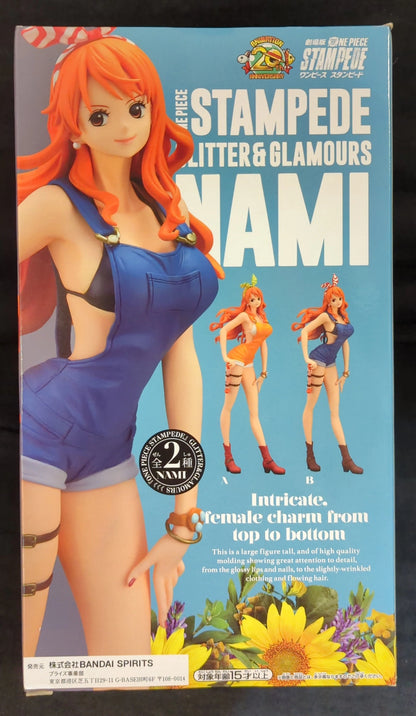BANDAI SPIRITS GLITTER and GLAMOURS Movie Version PIECE STAMPEDE Nami Type B/Denim