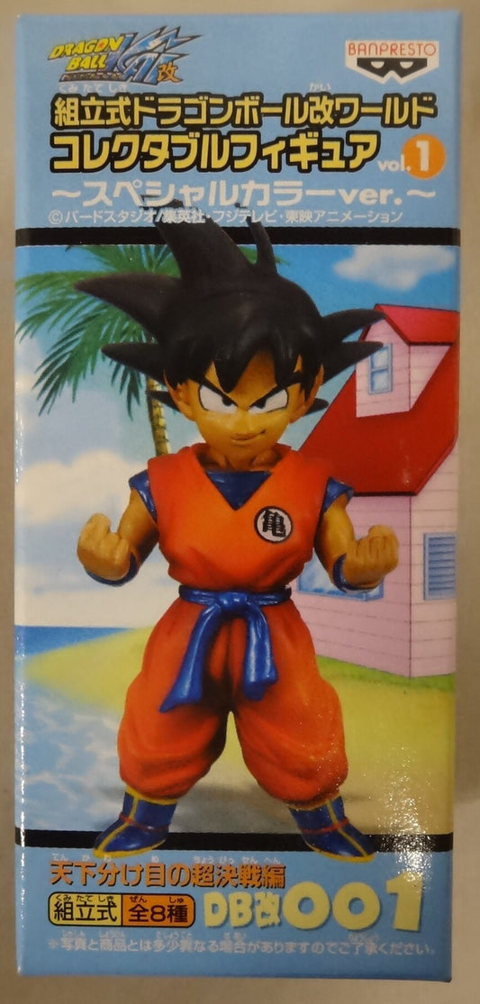 Banpresto WCF Dragon Ball Kai vol.1 The Decisive The Final Battle of the World DB Kai 001 Son Goku SP Color Version
