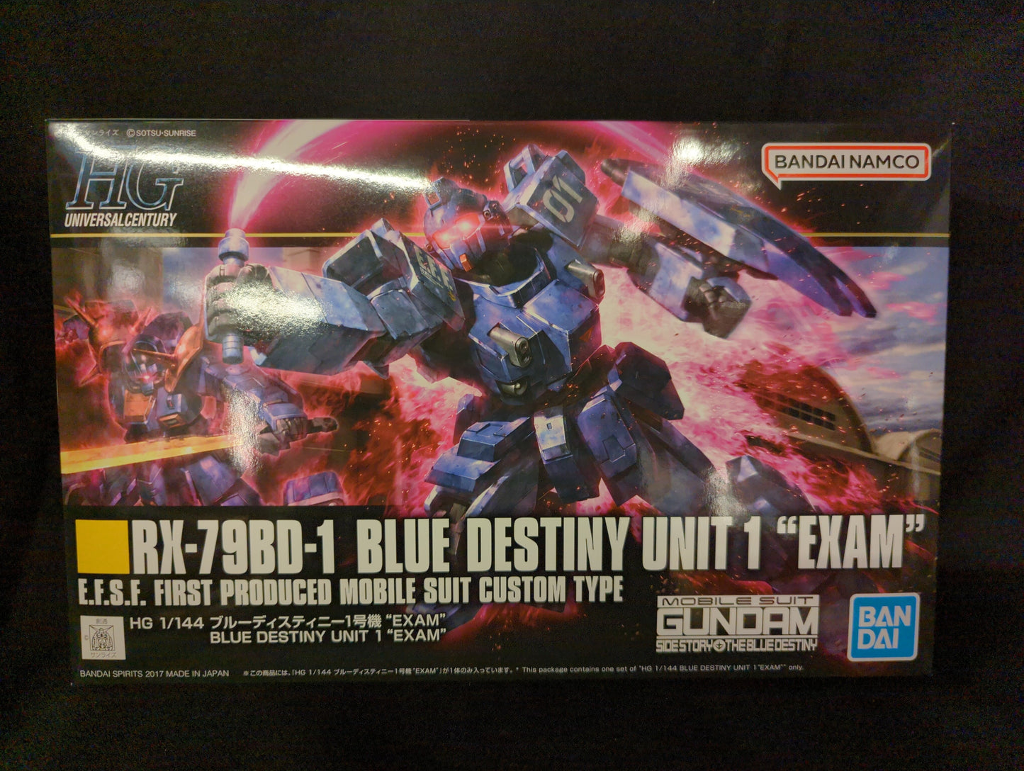 Bandai Spirits HGUC 1/144 Bandai Namco version Blue Destiny Unit 1 EXAM 207