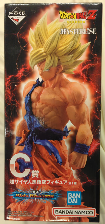Bandai Spirits Ichiban Kuji Dragon Ball VS Omnibus BRAVE C Prize Super Saiyan Son Goku Figure MASTERLISE