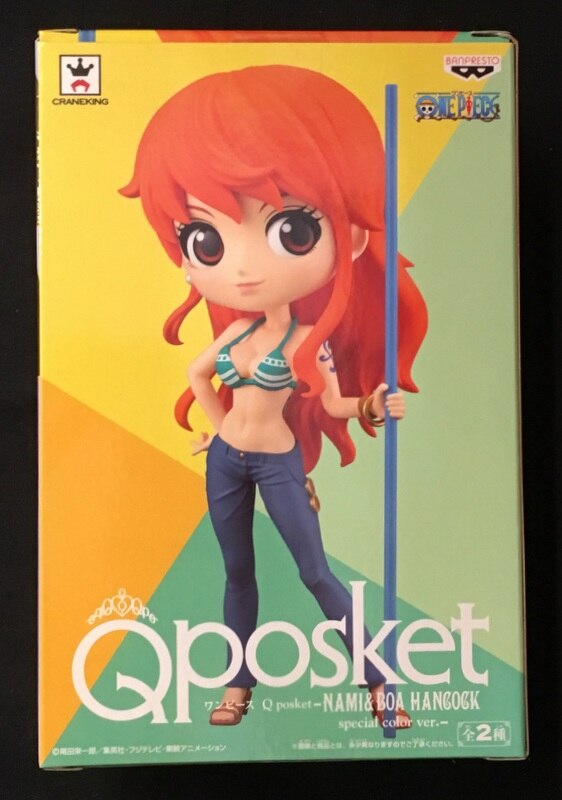 Banpresto Q posket NAMI and BOA HANCOCK special color ver. Nami