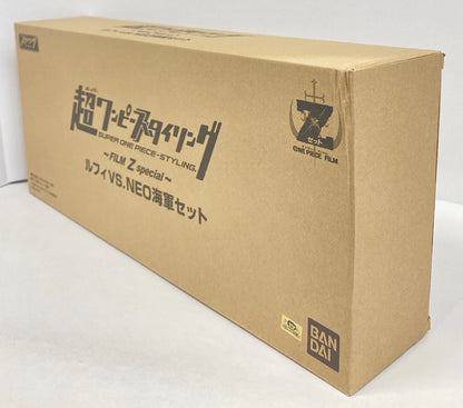 Bandai Super One Piece-Styling/One Piece Film Z Luffy vs Neo Navy set