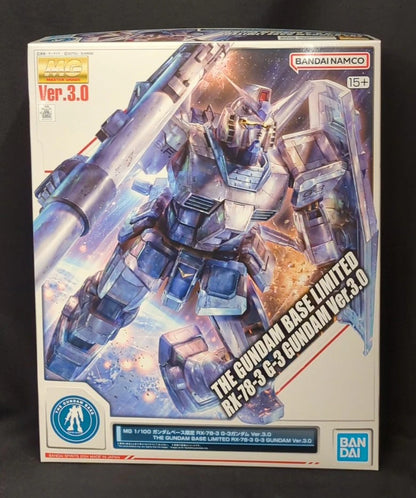 BANDAI SPIRITS MG 1/100 Gundam Base Limited Mobile Suit Gundam G-3 Ver.3.0