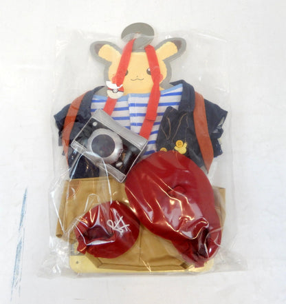 Peluche di Pokemon Center, costume Pikachu's Closet, set autunnale