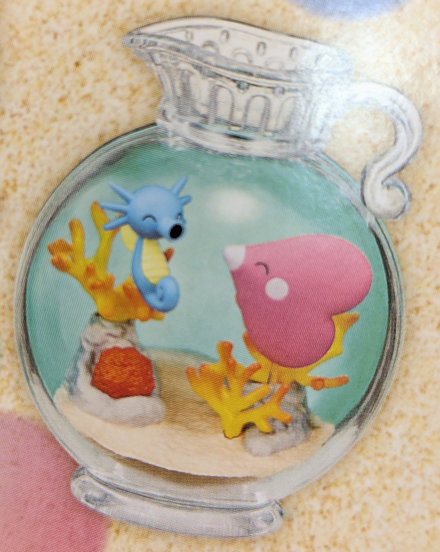 Re-Ment AQUA BOTTLE collection 2 Sparkling Seaside Memories Horsea and Lovecus