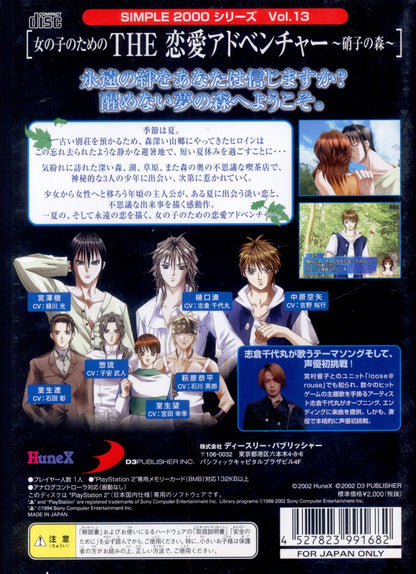 D3PUBLISHER PS2 THE Love Adventure for Girls ~Glass Forest~