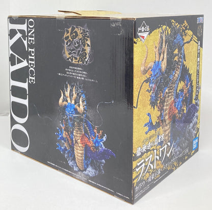 RFTERM0TOKEN Ichiban Kuji One Piece EX Dragon and the Warriors Last One Prize Kaido – Soul Master Statue – Metallic-Farbe Ver. Figur