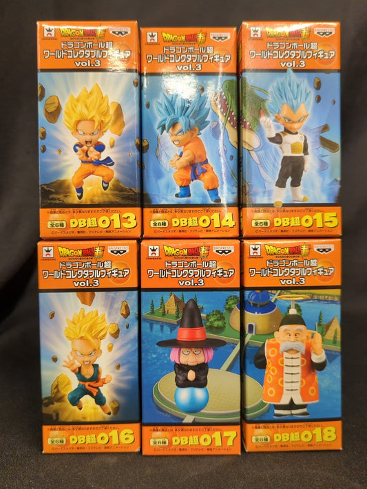 Banpresto WCF Dragon Ball Super vol.3 Complete 6 Type Set