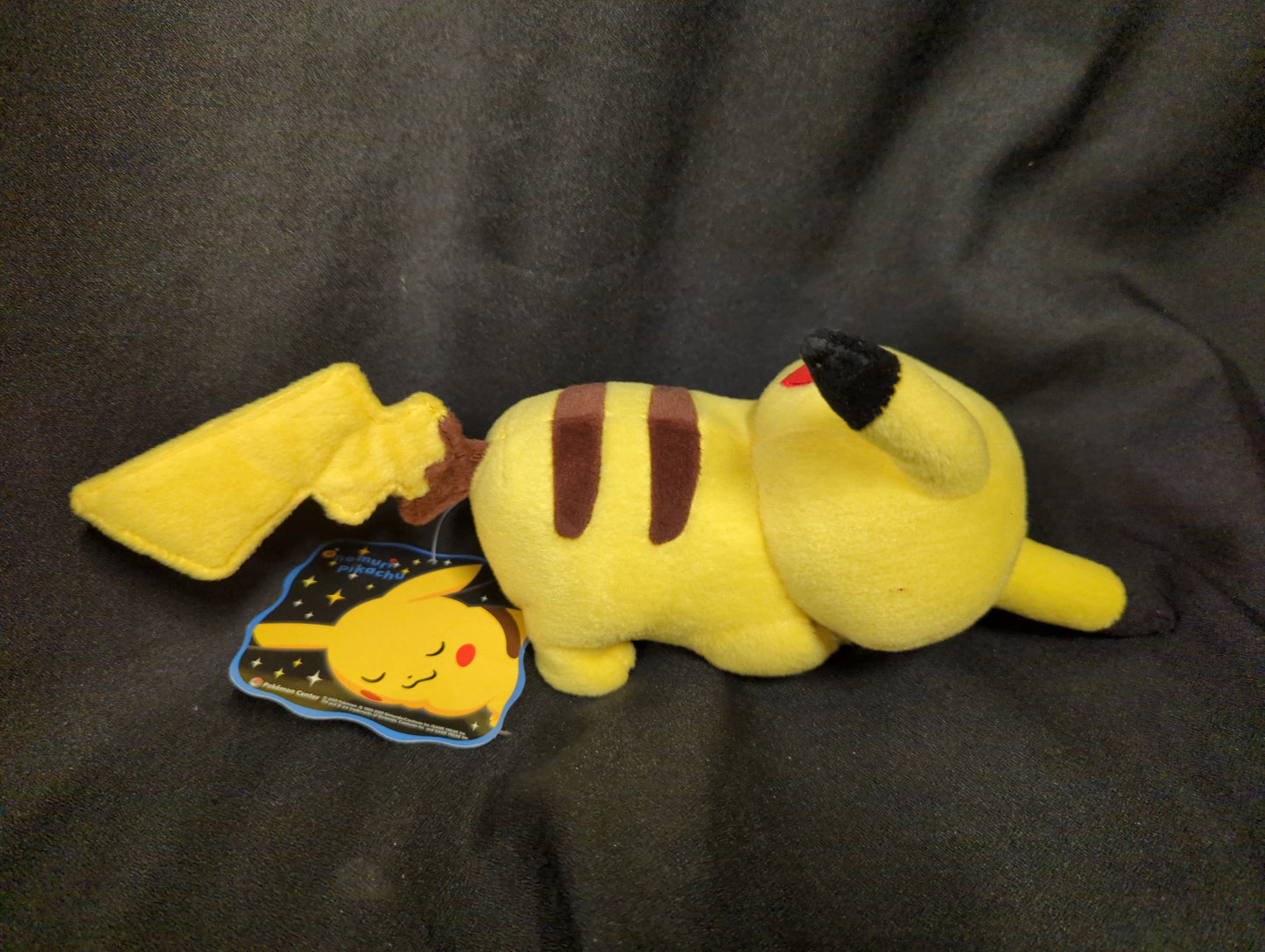 Pokemon - Plush Stuffed Toy Sleeping Pikachu (Orange Tag)