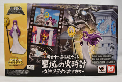 Bandai DDPANORAMATION Masami Kurumada Golden Zodiac Erweiterungsset Feueruhr des Heiligtums – Göttin Athene und Soldaten –