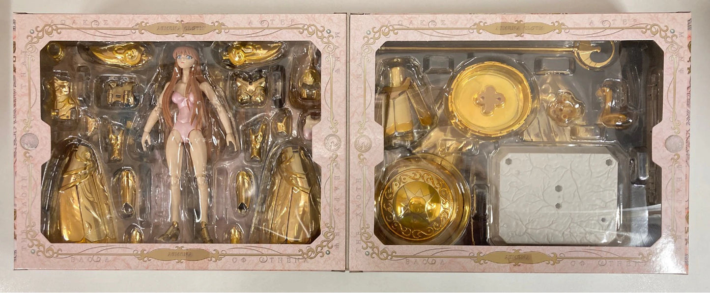 BANDAI Saint Seiya Myth Cloth Masami Kurumada Dea Atena/Saori Kido EDIZIONE COLORE ORIGINALE OCE