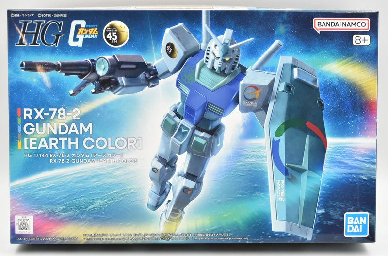 BANDAI NAMUKO HGUC 1/144 45TH Bandai Namco version RX-78-2 GUNDAM (EARTH COLOR)