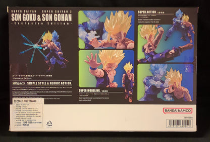 BANDAINAMCO S.H.Figuarts Super-Saiyan Son Goku and Super-Saiyan 2 Son Gohan Exclusive edition