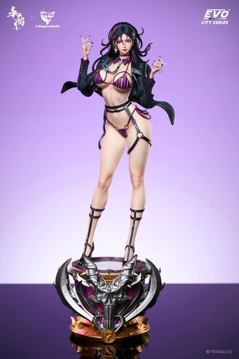 suit thug Fuuuran 1/4 scale statue (black coat Ver.)