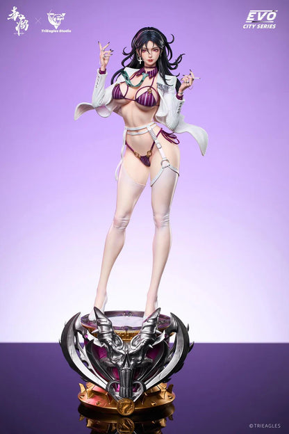 suit thug Fuuuran 1/4 scale statue (white coat Ver.)