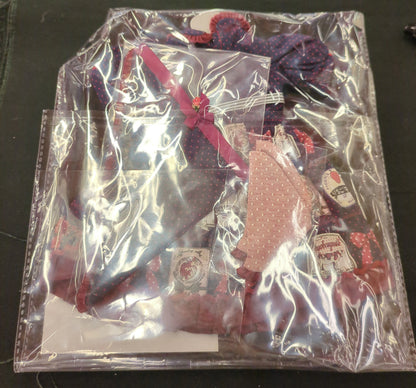 Doll Outfit outfit, 40-50cm size (MSD, Obitsu 50, etc.), Strawberry Farm set One Piece