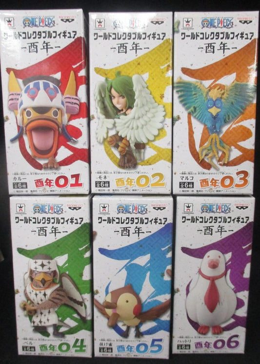 Banpresto WCF One Piece Year of the Rooster Complete 6 Type Set