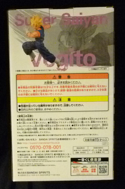 Bandai Spirits Ichiban Kuji Dragon Ball Rising Fighters with DRAGONBALL LEGENDS C-Prize Super Saiyan Vegito Figure