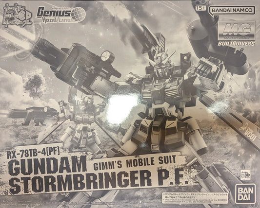 BANDAI SPIRITS MG 1/100 Gundam Build Divers Genius Head Line Gundam Stormbringer PF