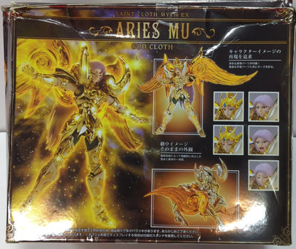 BANDAI Saint Seiya Myth Cloth EX Masami Kurumada Aries Mu (God Cloth)/God Cloth/With First Edition Bonus Item included