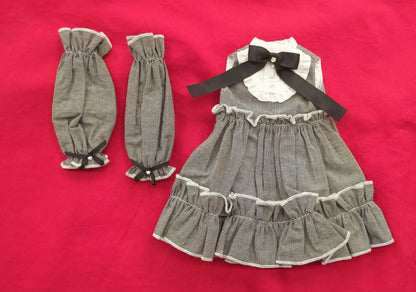 Robe taille Plum*Tail MDD avec manches One Piece check