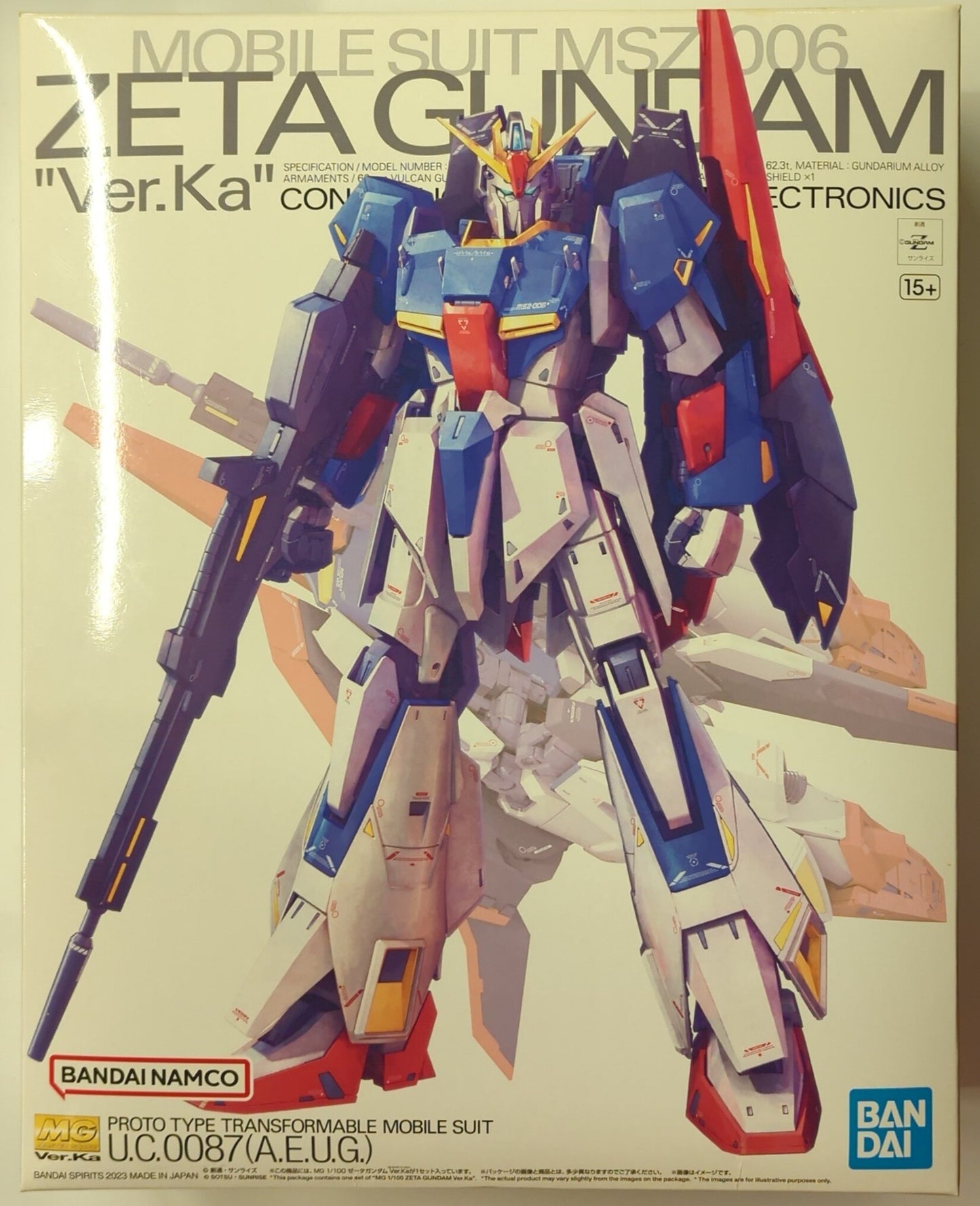 BANDAI SPIRITS MG 1/100 Mobile Suit Zeta Gundam Ver.Ka
